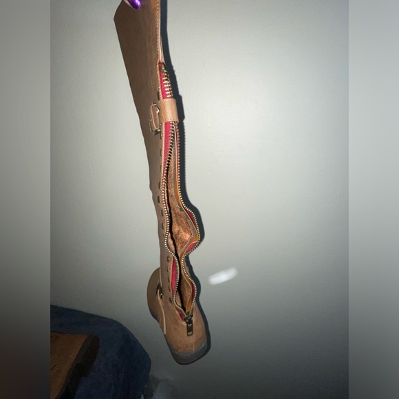 Brand new leather over the knee boots. - Picture 5 of 6